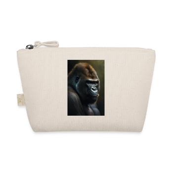 Gorilla Monkey Cool - Organic Pouch - nature - Front