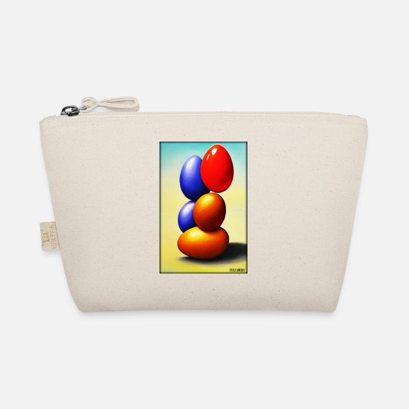 Easter Egg Easter Colorful Eggs Holiday Organic Pouch