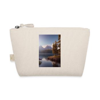 Landscape with lake and mountains - Organic Pouch - nature - Front