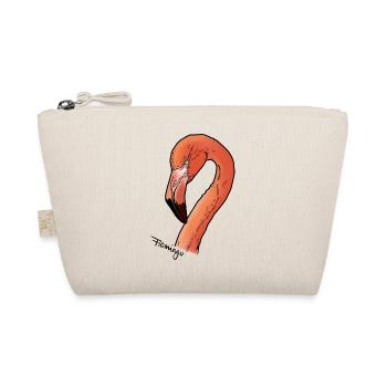 Flamingo - Head - Organic Pouch - nature - Front