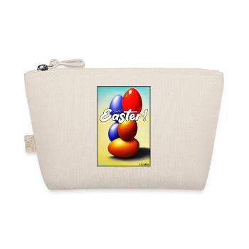 Joyeuses Pâques - Oeuf de Pâques Easter Oeufs colorés - Trousse biologique - nature - Devant