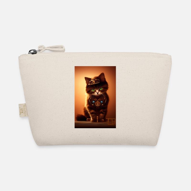 Chat Steampunk Style Trousse biologique