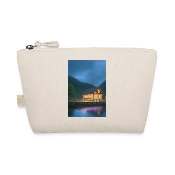 Charmante Hütte am See - Bio-Täschchen - Natur - Vorne