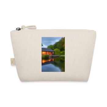 Charmante Hütte am See - Bio-Täschchen - Natur - Vorne