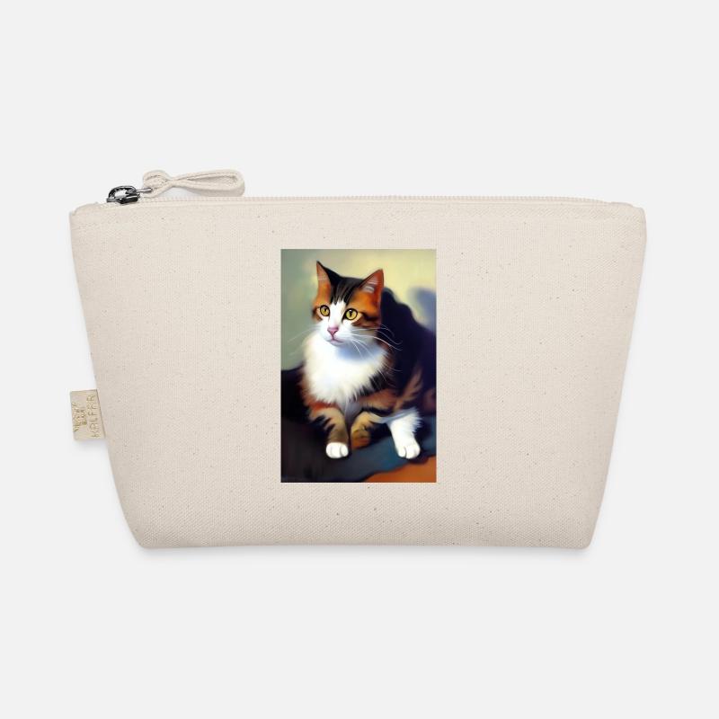 Cat Image Organic Pouch