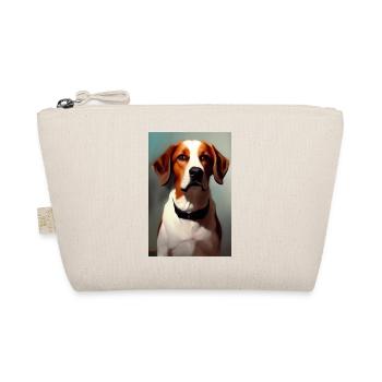 Hunde Bild - Bio-Täschchen - Natur - Vorne