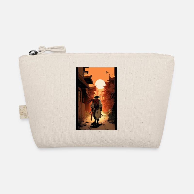 Japanese Samurai Warrior Sun City Temple Organic Pouch