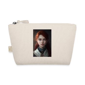Anime Girl Anime Girl Waifu Otaku Beautiful - Organic Pouch - nature - Front