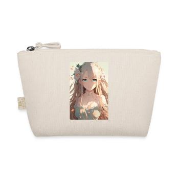 Anime Girl Anime Girl Waifu Otaku Beautiful - Organic Pouch - nature - Front