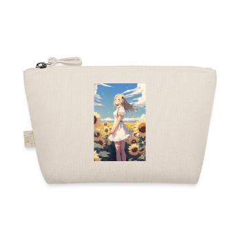 Anime Girl Anime Girl Waifu Otaku Sunflowers - Trousse biologique - nature - Devant