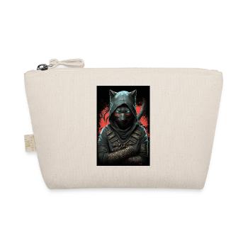 Ninja Cat Japan - Organic Pouch - nature - Front