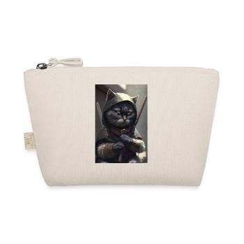 Ninja Cat Japan - Organic Pouch - nature - Front