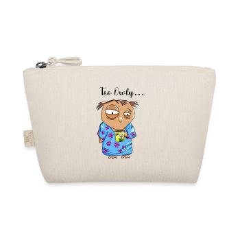 Eule Too owly… - Bio-Täschchen - Natur - Vorne