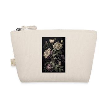 Blumen Gemälde Geschenk - Bio-Täschchen - Natur - Vorne
