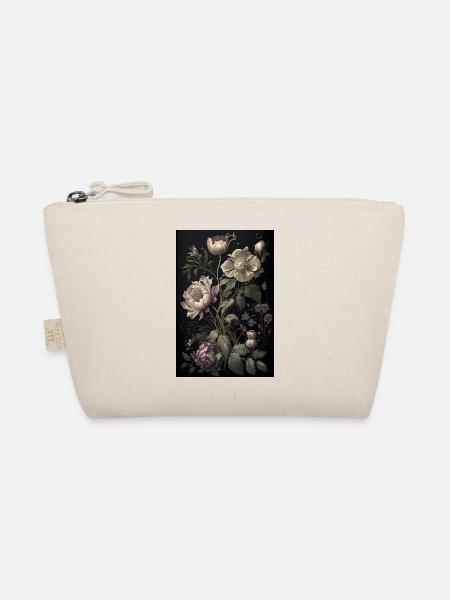 Blumen Gemälde Geschenk - Bio-Täschchen - Natur