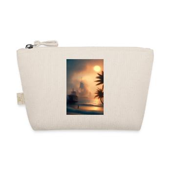 Caribbean Palm Beach - Organic Pouch - nature - Front