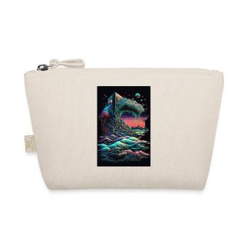 Retro Gaming Gamer - Organic Pouch - nature - Front