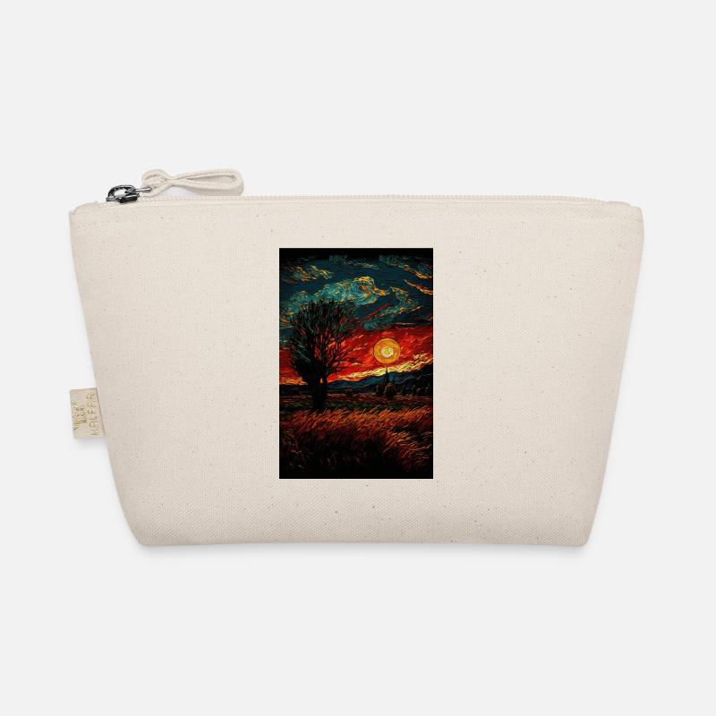 Peintures de terrain de paysage de coucher de soleil Trousse biologique