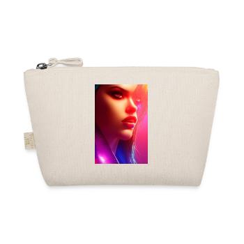 Beautiful woman - Organic Pouch - nature - Front