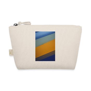 Stripe Pattern - Organic Pouch - nature - Front