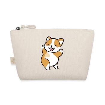 Kawaii Mignon Happy Colorful Dog Dancing - Trousse biologique - nature - Devant