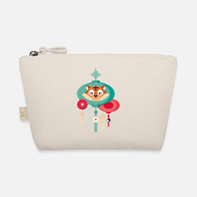 Tiger with lanterns Organic Pouch