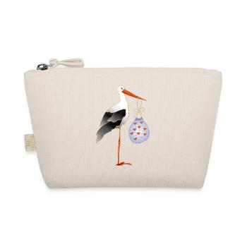 Stork bird - Organic Pouch - nature - Front