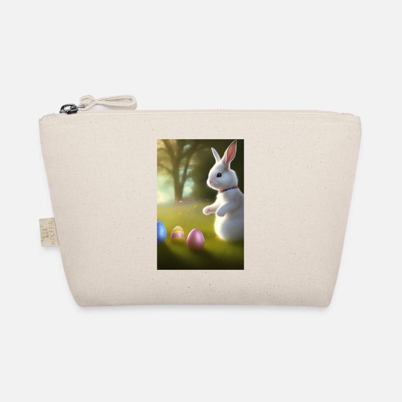 Osterhase mit Oster Eier Bio-Täschchen