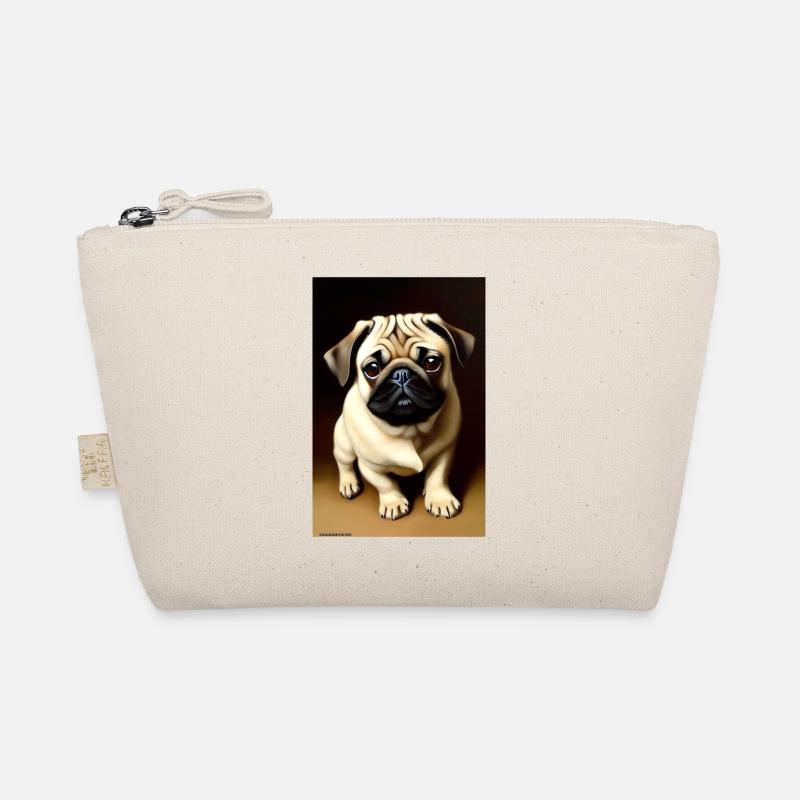 Mops Hund Bio-Täschchen