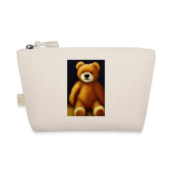 Teddy bear - Organic Pouch - nature - Front