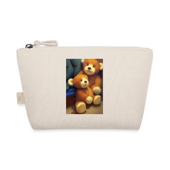 Teddy bear - Organic Pouch - nature - Front