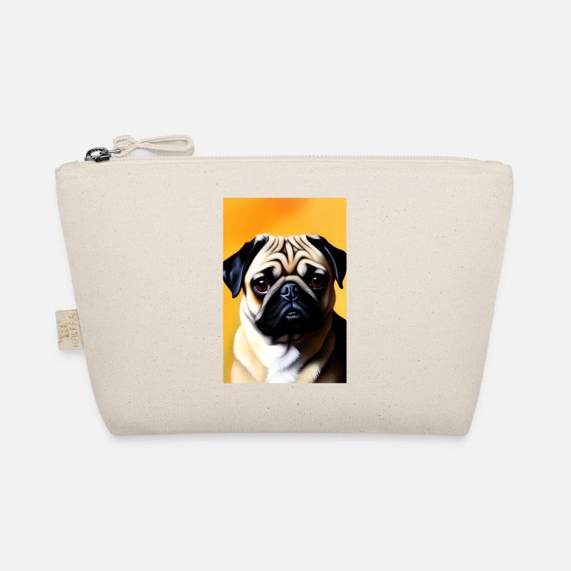 Mops Hund Bio-Täschchen