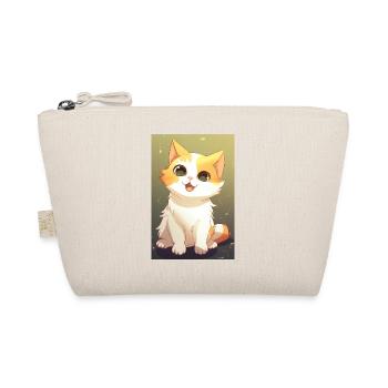 Lustige Katze - Bio-Täschchen - Natur - Vorne
