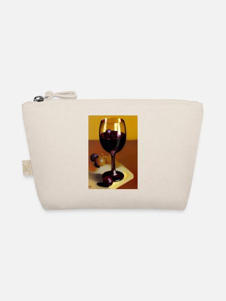 Wein Trinker - Bio-Täschchen - Natur - Vorne