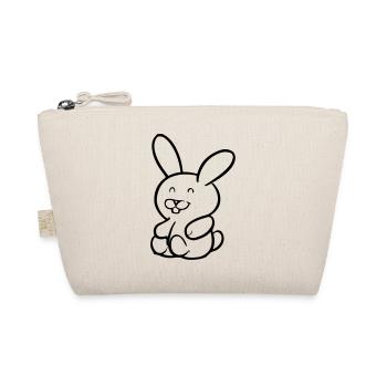 Bunny skin - Organic Pouch - nature - Front