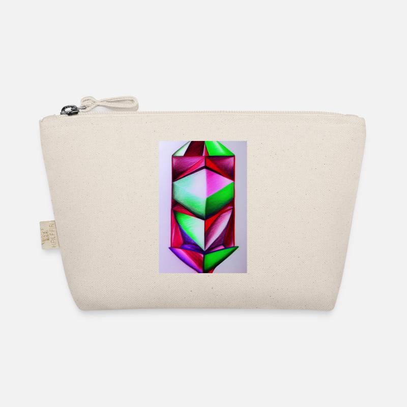 Gemstone Pattern Organic Pouch