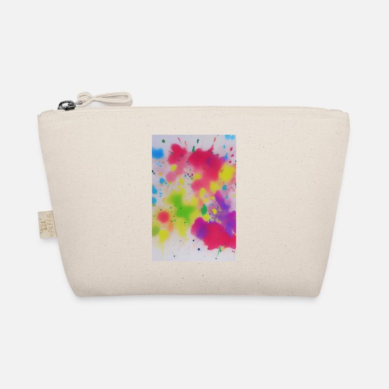Bunte Farbspritzer Bio-Täschchen