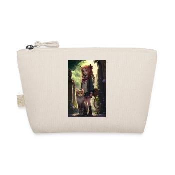 Anime Cat Fille Femme Cadeau - Trousse biologique - nature - Devant
