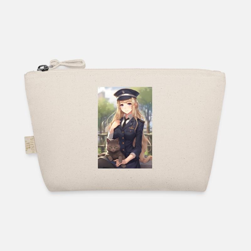 Anime Girl Uniform Gift Organic Pouch