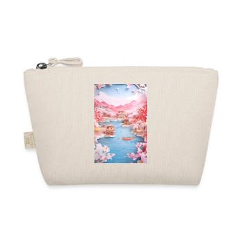 Japan See Landschaft Natur Geschenk - Bio-Täschchen - Natur - Vorne
