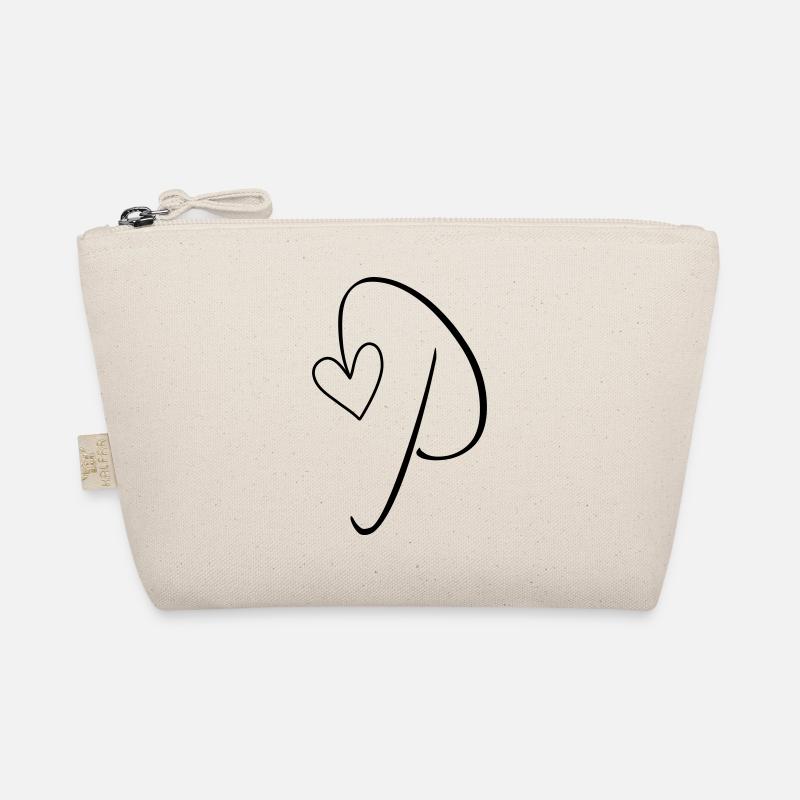 Lettre P Lettre-P Calligraphie - Trousse biologique - nature