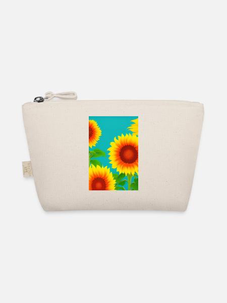 Sonnenblumen - Bio-Täschchen - Natur
