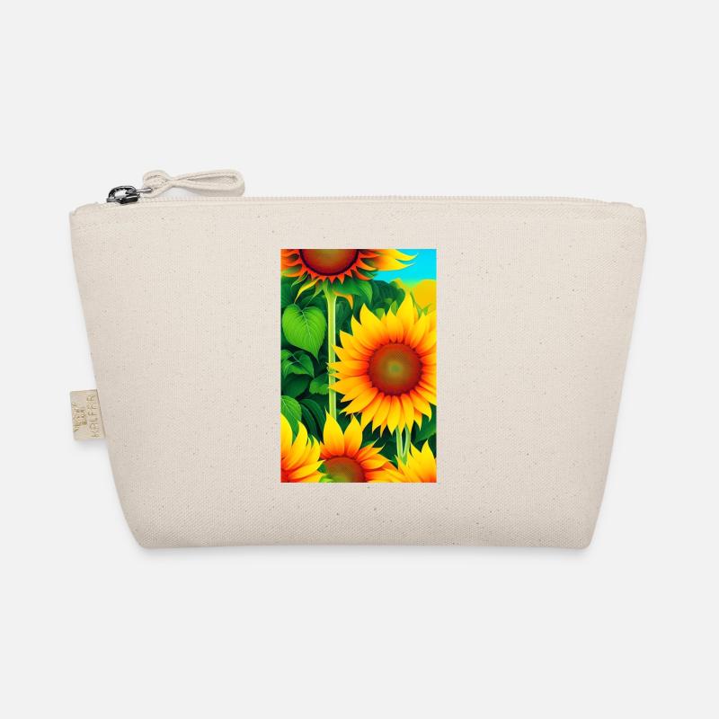 Sonnenblumen - Bio-Täschchen - Natur