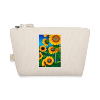 Sonnenblumen - Bio-Täschchen - Natur - Vorne
