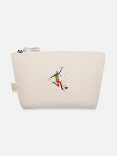 football player -footballer - Organic Pouch - nature - Front
