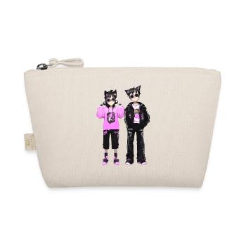 Cosplay Boy and Girl - Organic Pouch - nature - Front