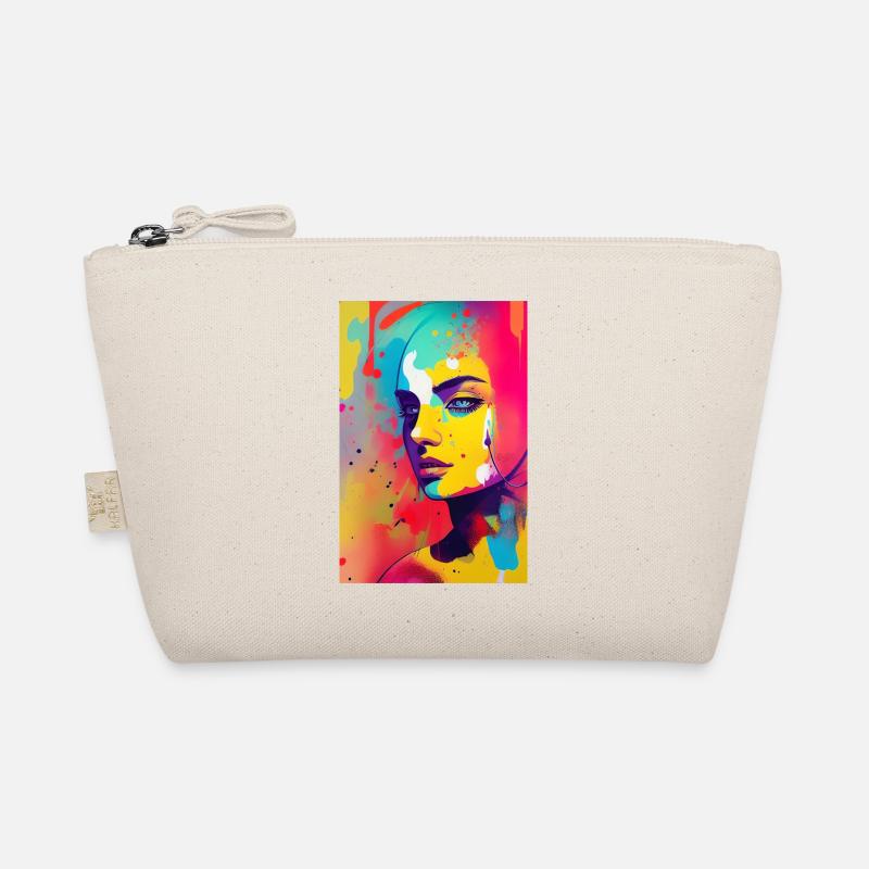 Abstrakte Kunst Bio-Täschchen