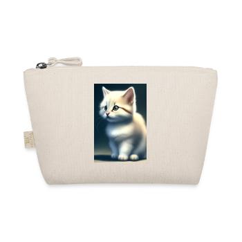Little Cute Baby Cat - Organic Pouch - nature - Front