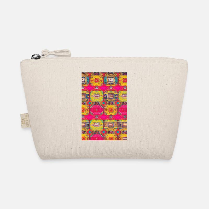 Retro Pattern Organic Pouch