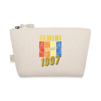 Gemini Sternzeichen 1997 Geschenk - Bio-Täschchen - Natur - Vorne